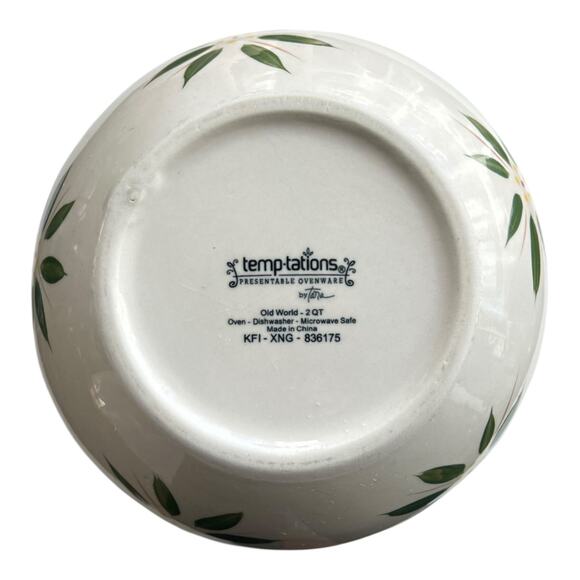 Temp-tations Presentable Ovenware by Tara Old World 2QT Bowl - Picture 2 of 3